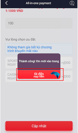 All-in-one payment bước 2
