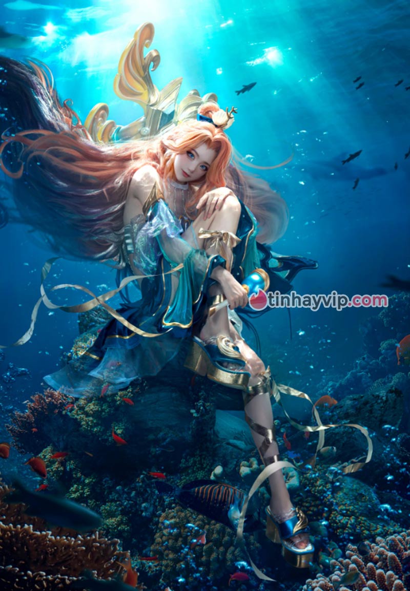 Tiểu Nhu cosplay Seraphine Ocean Song 2