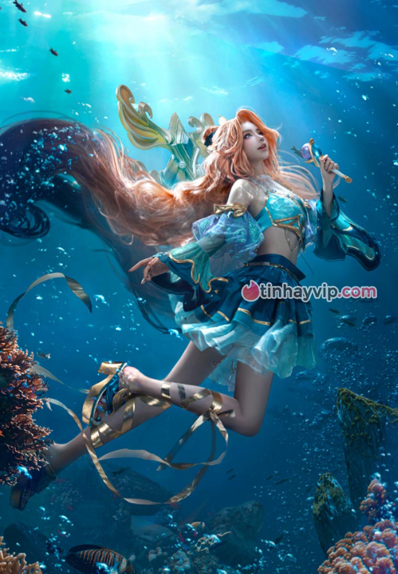 Tiểu Nhu cosplay Seraphine Ocean Song 3