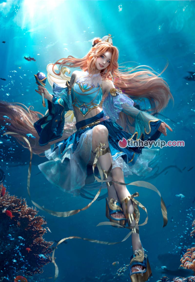 Tiểu Nhu cosplay Seraphine Ocean Song 5